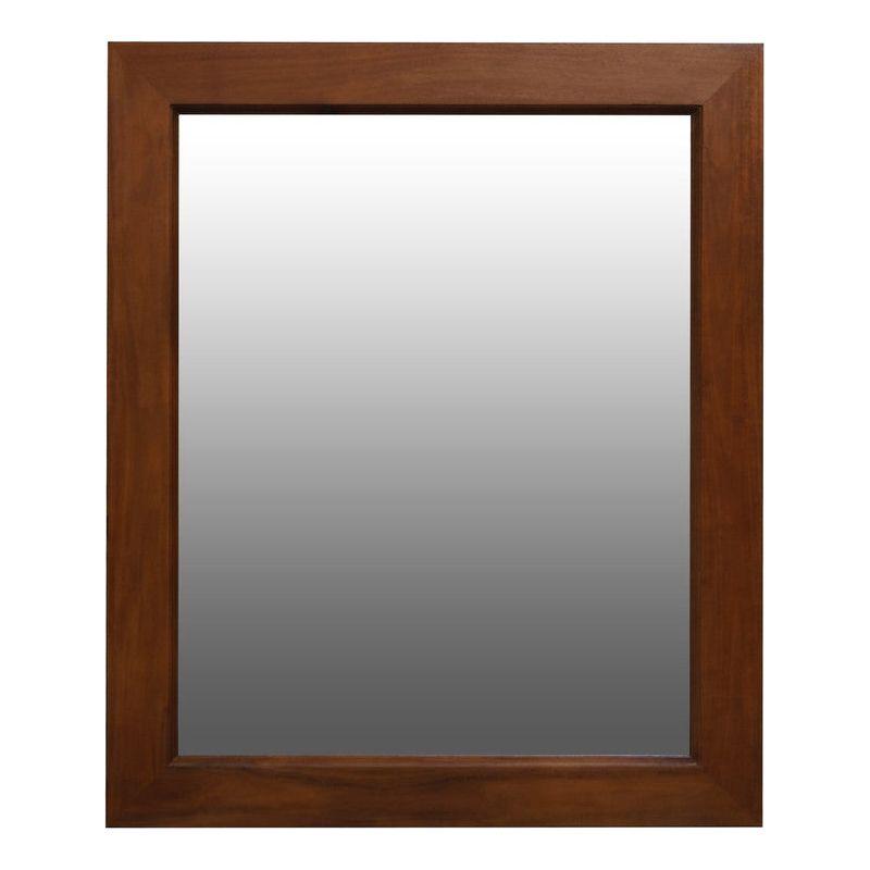 Ascott Solid Timber Frame Wall Mirror - Mahogany