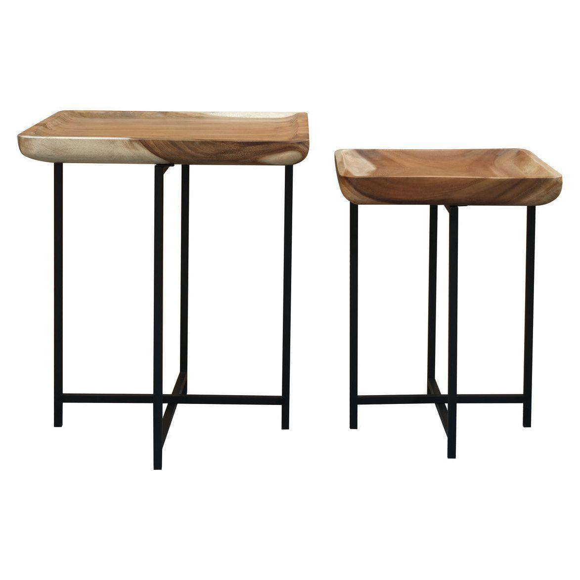 Leon Tray Nesting Table (Natural)