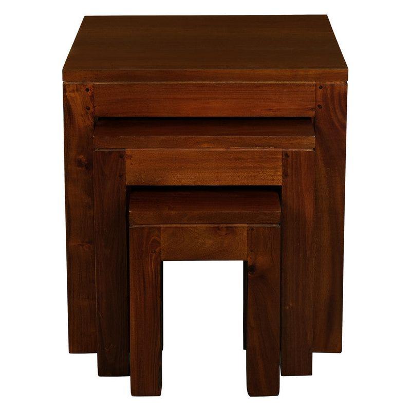 Amsterdam Nest of Table Set of 3 (Mahogany)
