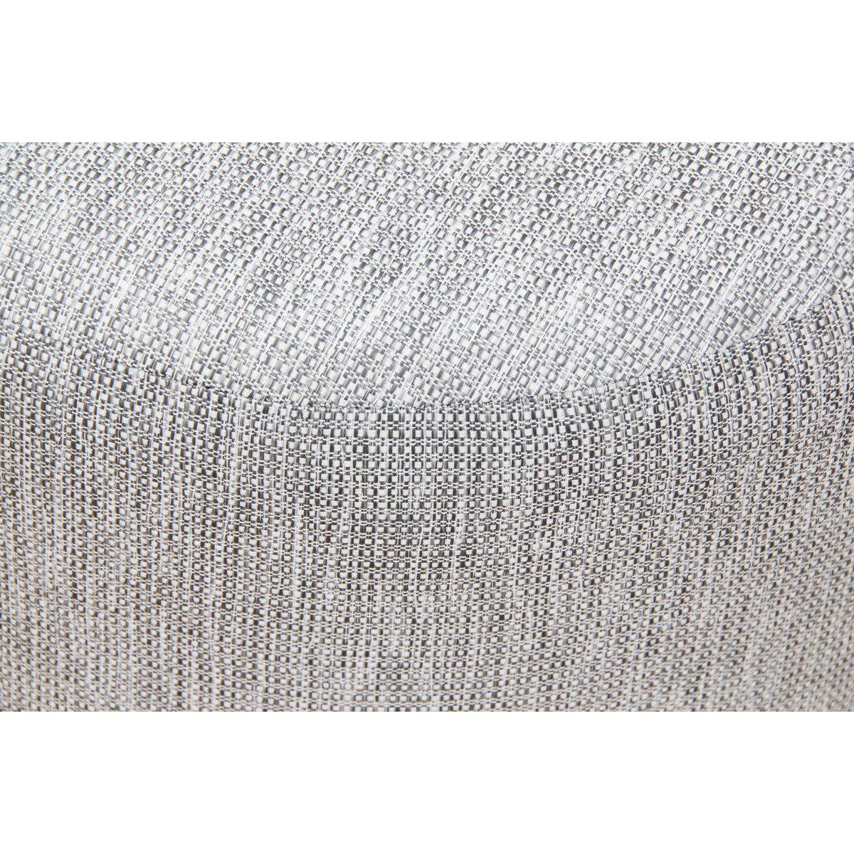 Manhattan Round Ottoman (Dark Grey)