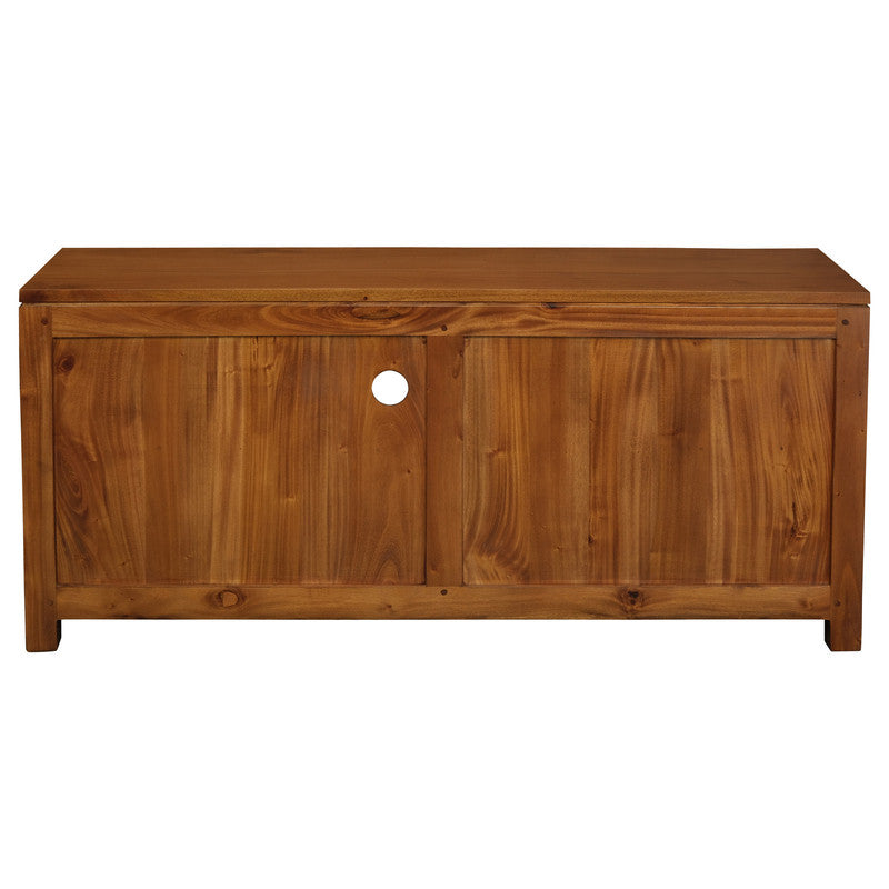 Paris 2 Drawer Entertainment Unit (Light Pecan)