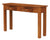 2 Drawer Straight Leg Sofa/Hall Table (Light Pecan)