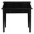 Winston 6 Drawer Solid Timber Writing Desk (Black)