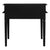 Winston 6 Drawer Solid Timber Writing Desk (Black)