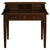 Winston 6 Drawer Solid Timber Writing Desk (Mahogany)