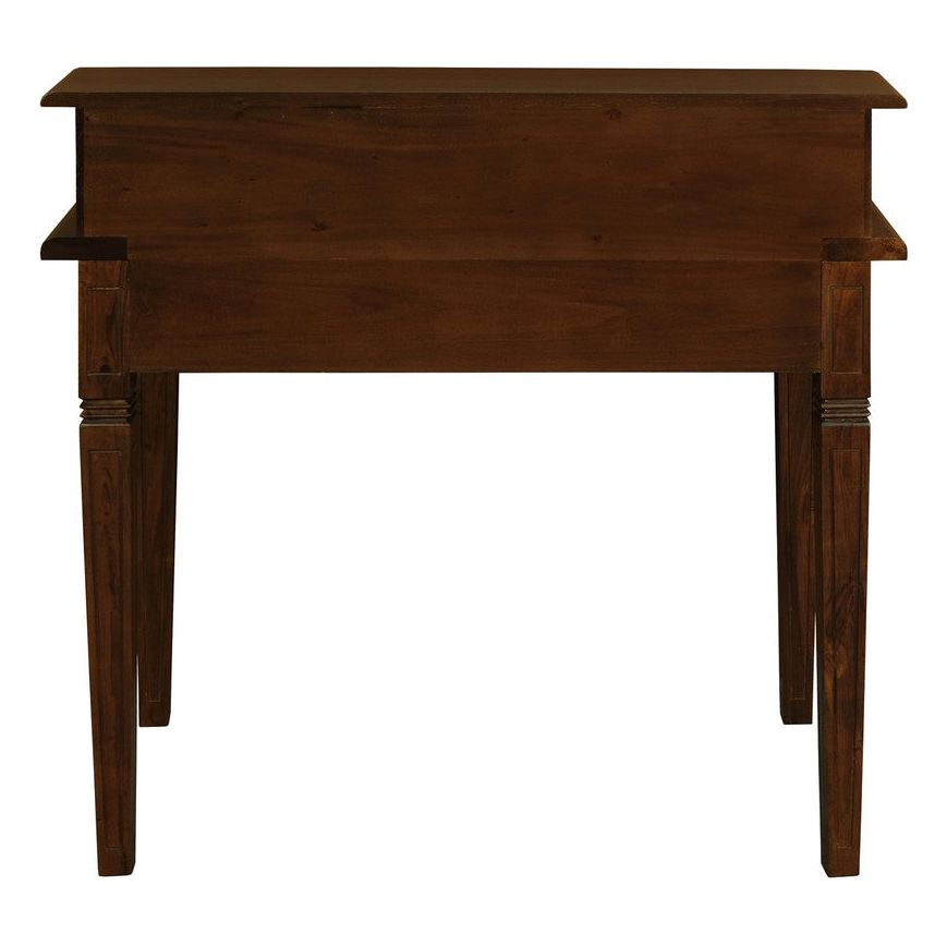 Winston 6 Drawer Solid Timber Writing Desk (Mahogany)