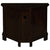 Tasmania 2 Door Corner TV Stand (Chocolate)