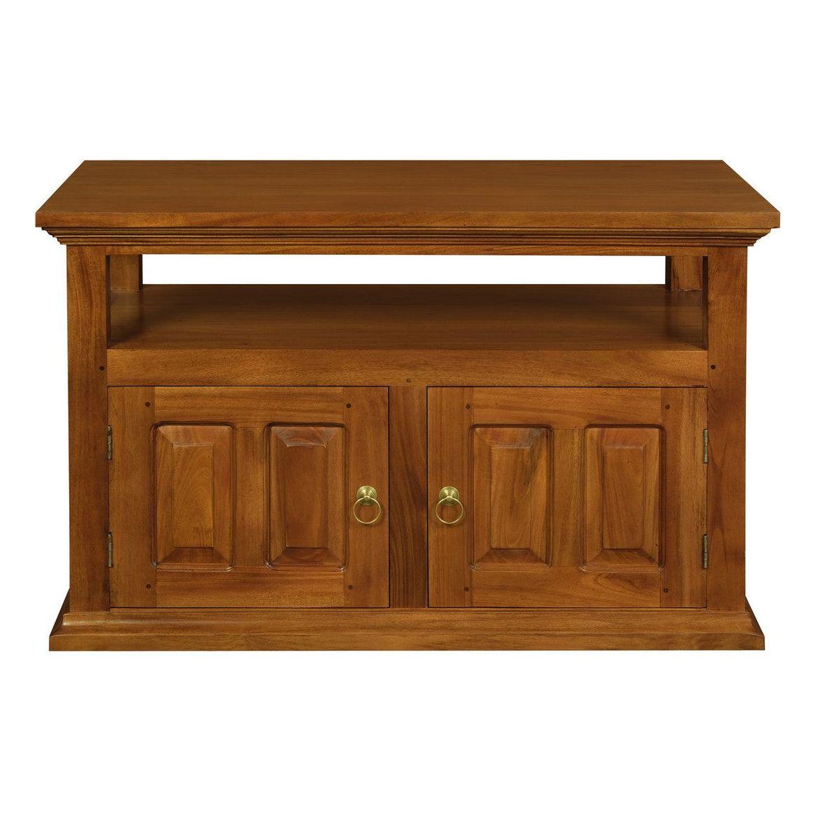 Tasmania 2 Door TV Stand (Light Pecan)