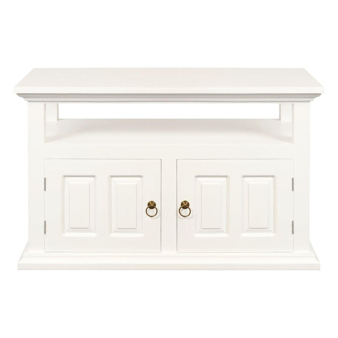 Tasmania 2 Door TV Stand (White)