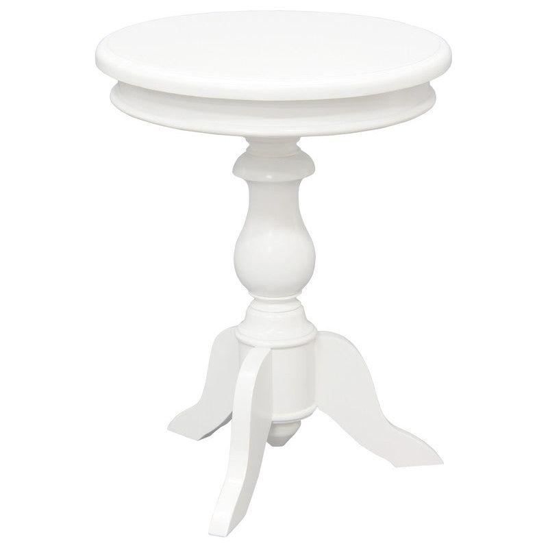 Milano Round Wine Table (White)