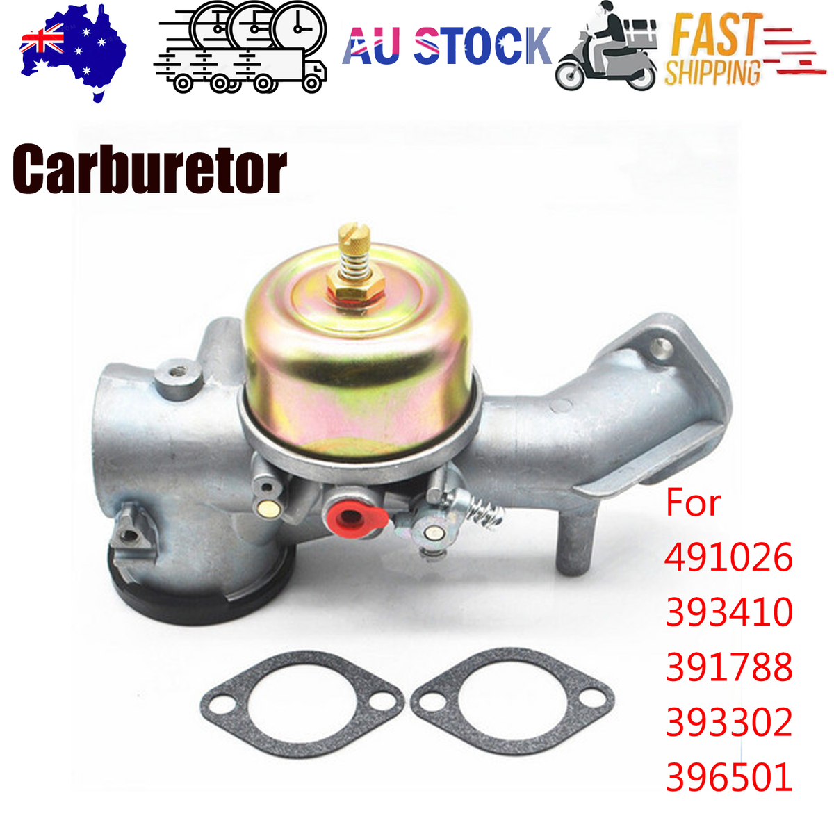 Carburetor For Briggs &amp; Stratton 12HP Engine 491026 393410 391788 393302 396501