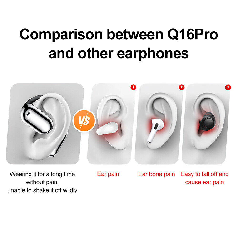 Erazer Over The Ear Earbuds Xp2, Erazer True Wireless Open Earphones 5.4