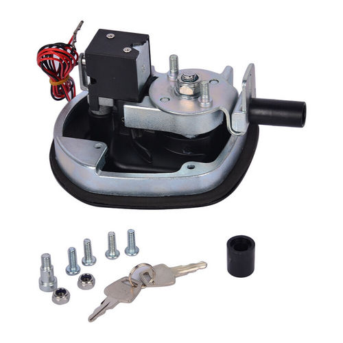 2PCS Black Central Locking T Handle Whale Tail Lock Folding Trailer Ute Canopy