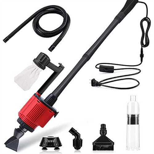 7-in-1 Aquarium Sand Washer Upgrade AU Plug / 15W 66LED RGBW Aluminum Shell Stand Light 40CM/28-Button Control