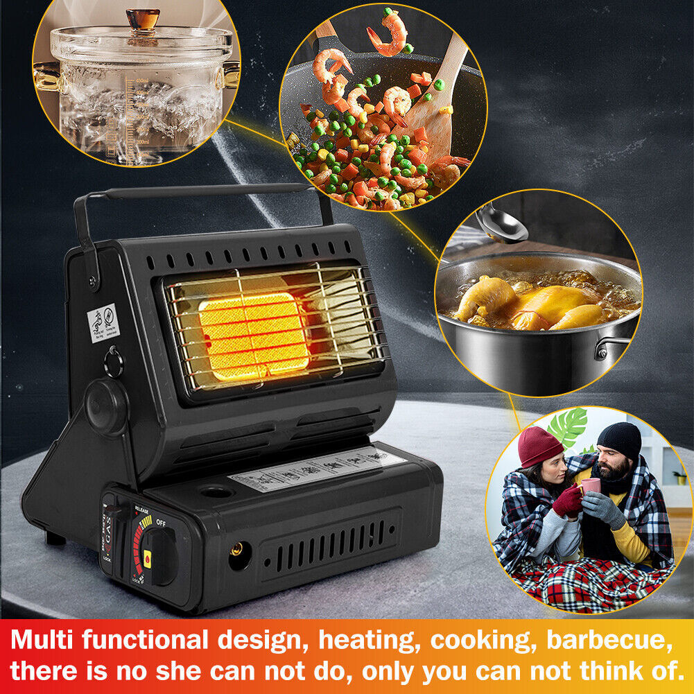 Portable Butane Gas Heater Cooker Camping Tent Outdoor Hiking Camper Survival AU
