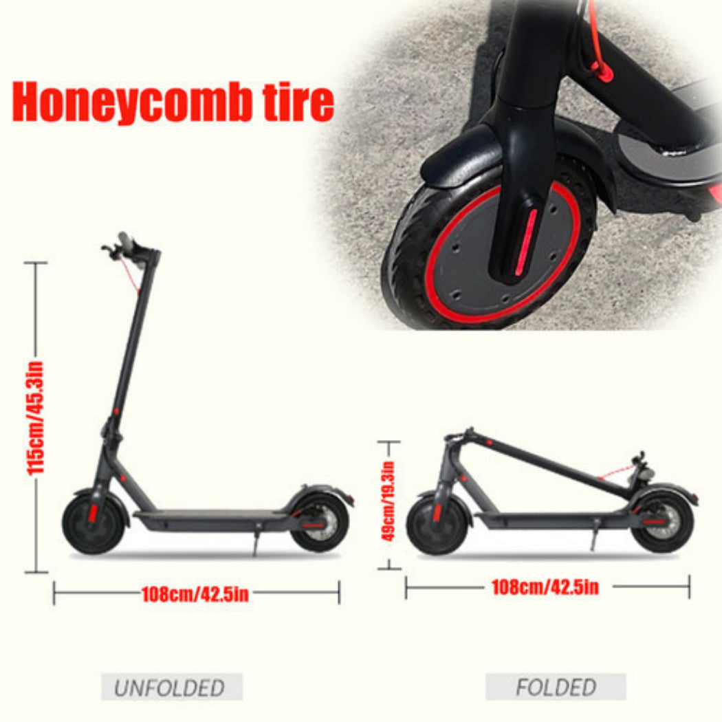 Electric Scooter 350W 10/20/35KM/H Portable  Off Road Scooter Foldable Bike