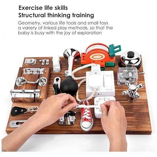 Sensory Toys Activity Board Educational Learning Toys Brain Games Preschool  AU