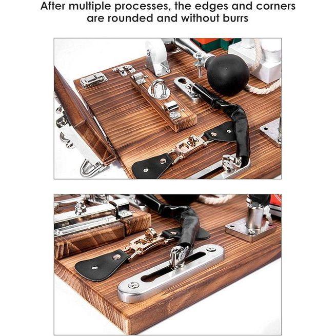 Sensory Toys Activity Board Educational Learning Toys Brain Games Preschool  AU