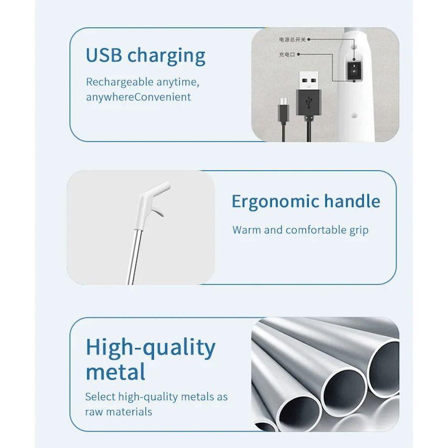 Cordless Electric spin 6Mops Cleaner 5In1 Floor Polisher Sweeper Washer Scrubber