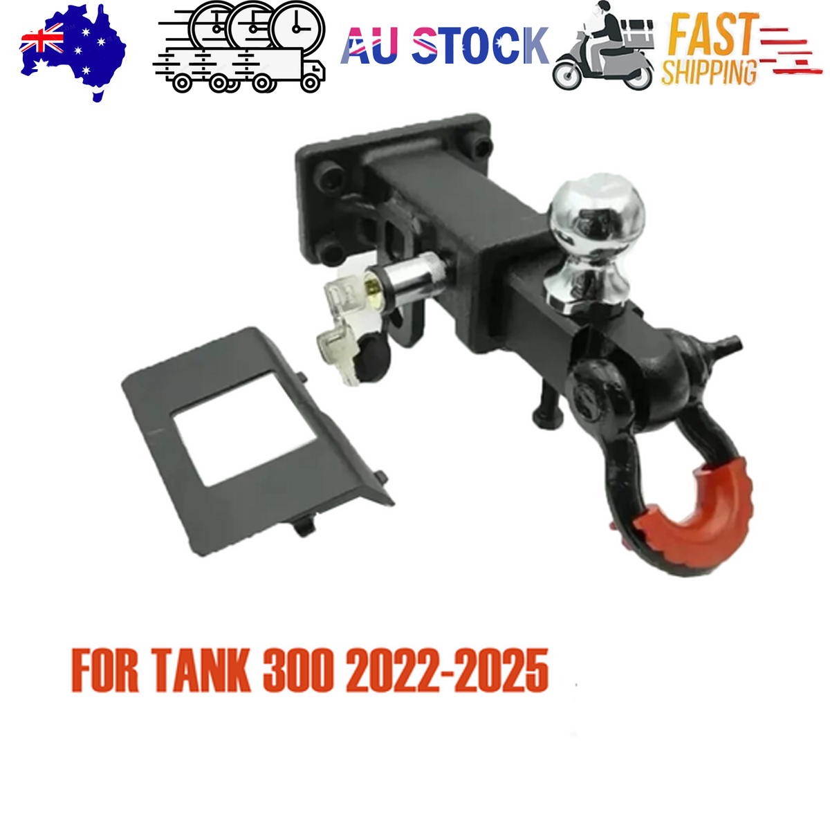 TOWBAR KIT SET FOR TANK 300 2022-2025 Hitch Bar Tow Ball Towbar &amp; More! UPGRADED