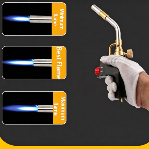 Propane Mapp Torch Head with Trigger Igniter 3 Nozzles TS8000 High Intensity AU