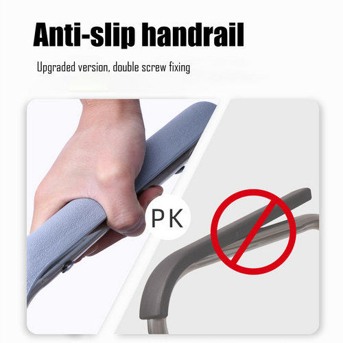 Upgrade Raised Toilet Seat 19.3"-25.2" 150kg Universal Toilet Riser for Elderly