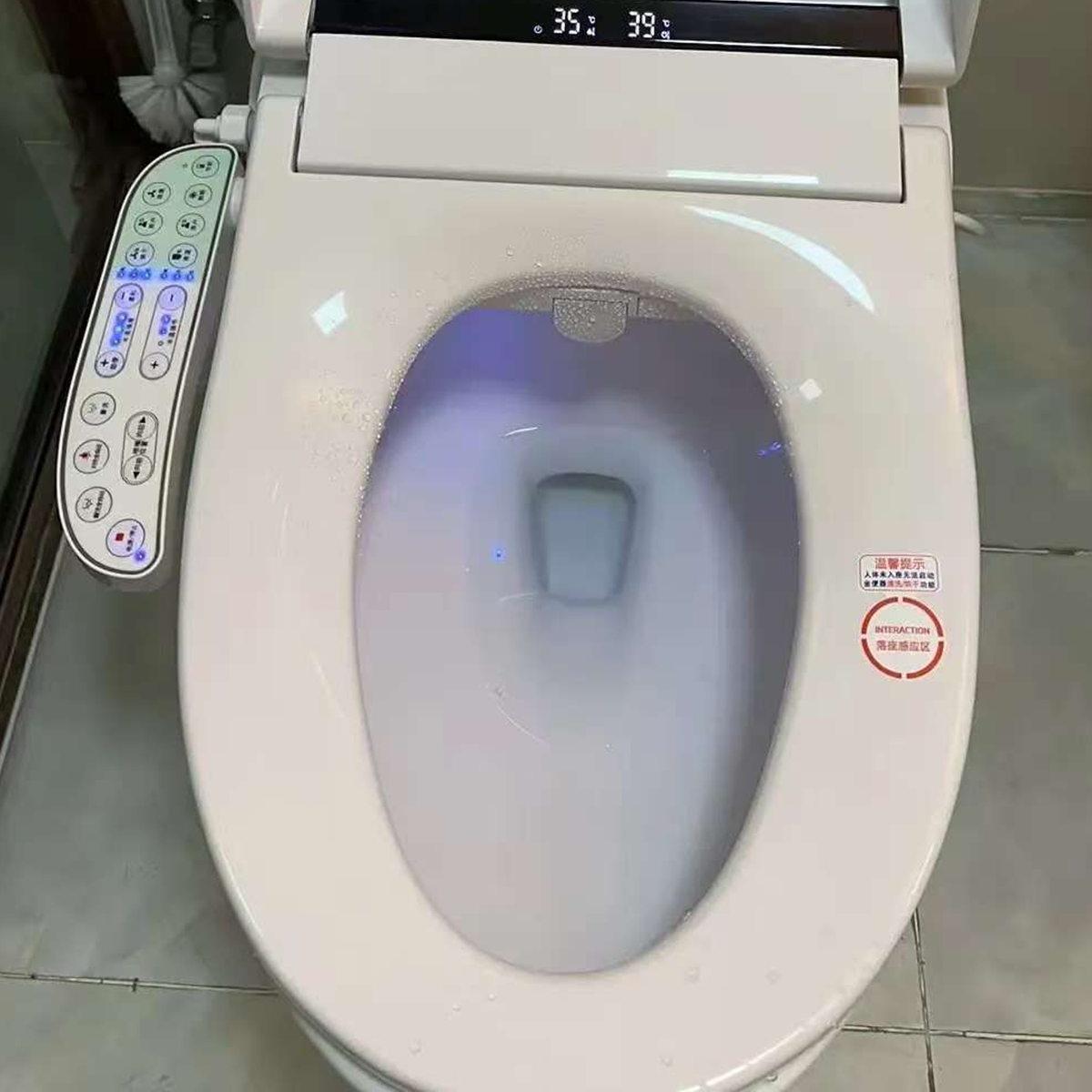 Electric Toilet Bidet Seat Cover Auto Massage Washlet Bathroom Warm Water Dry AU