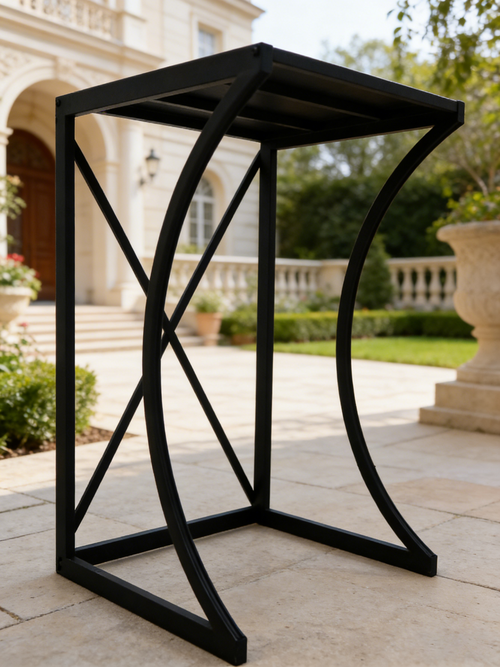 ORIGINAL Dryer Stand Maxi: Portable Dryer Rack Heavy Duty Steel Capacity Black for Washer/Dryer/Mini Fridge