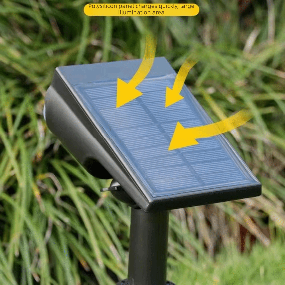 4PCS Solar LED Spotlights Spot Light Outdoor Garden Yard Lawn Pathway Warm white
