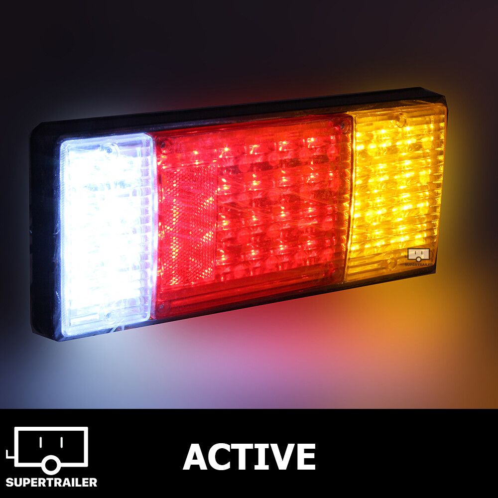 2X 44 LED Tail Lights Trailer Ute Caravan Truck Stop Indicator rear LAMP 10-30V