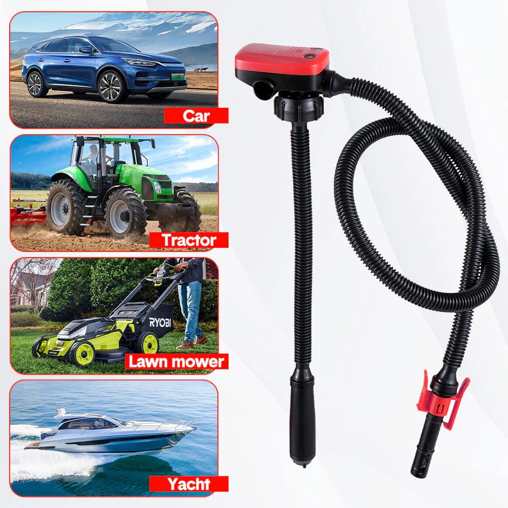 12V Portable Electric Oil Pump Handheld Diesel Pump Oil Fuel Water Transfer AU