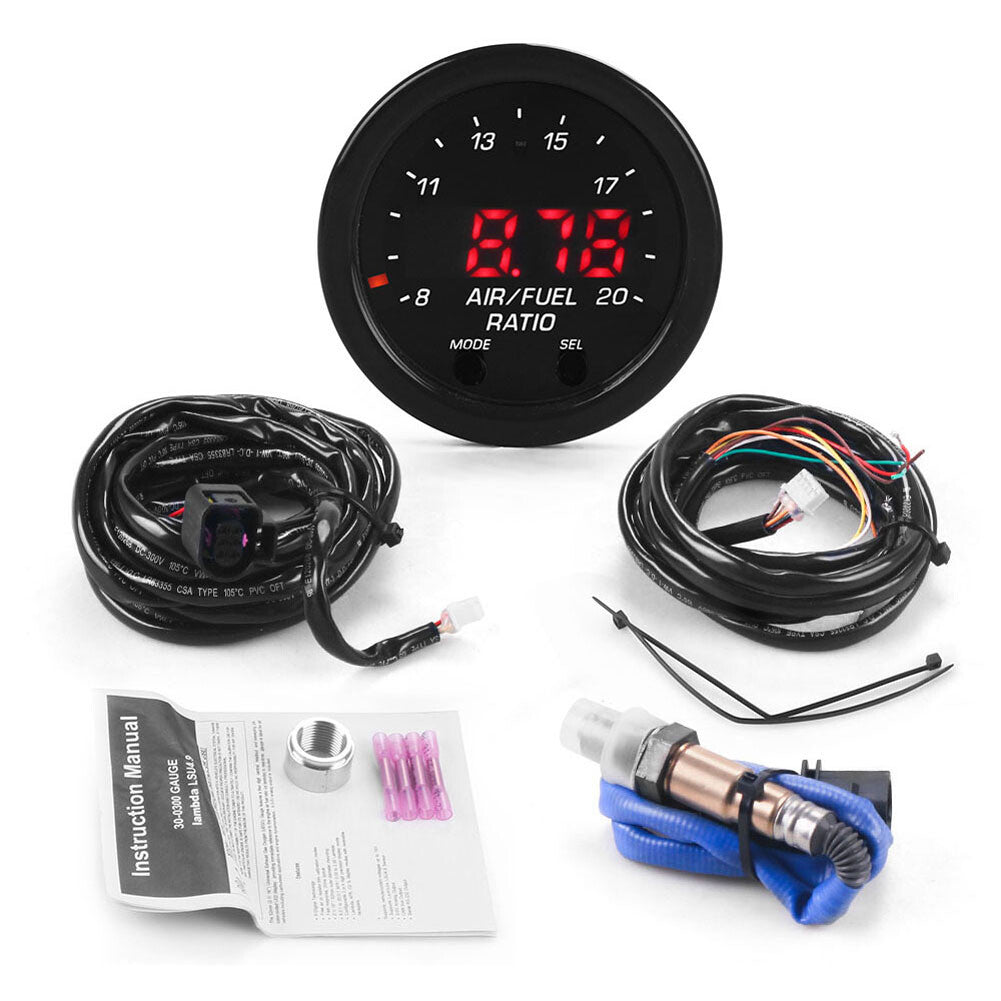 For Wideband Gauge X-Series 30-0300 AFR O2 UEGO Air Fuel Ratio Gauge  2-1/16" AU