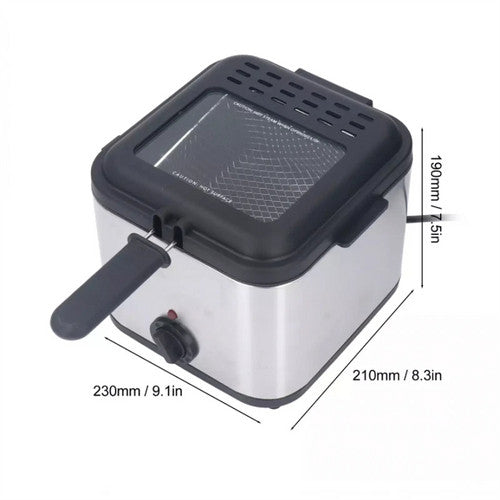 Electric Deep Fryer 2.5L French Frie Machine Oil Hot Pot Fried Chicken Grill