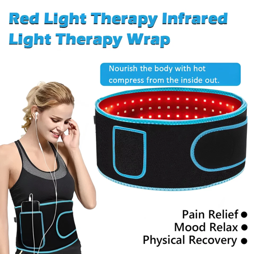 660nm Red Light &amp; 850nm Infrared Light Therapy Wrap Pain Relief Health Care Belt