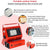 Portable Camping Gas Heater Outdoor Heating Stove Gas Baking Hunting Warmer AU RED