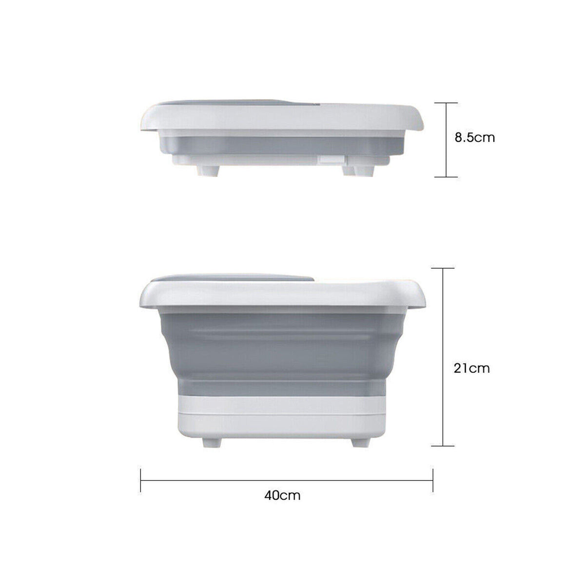 Electric Foot Spa Massager Footbath Pedicure Heat Soak Home Bath Tub Massage