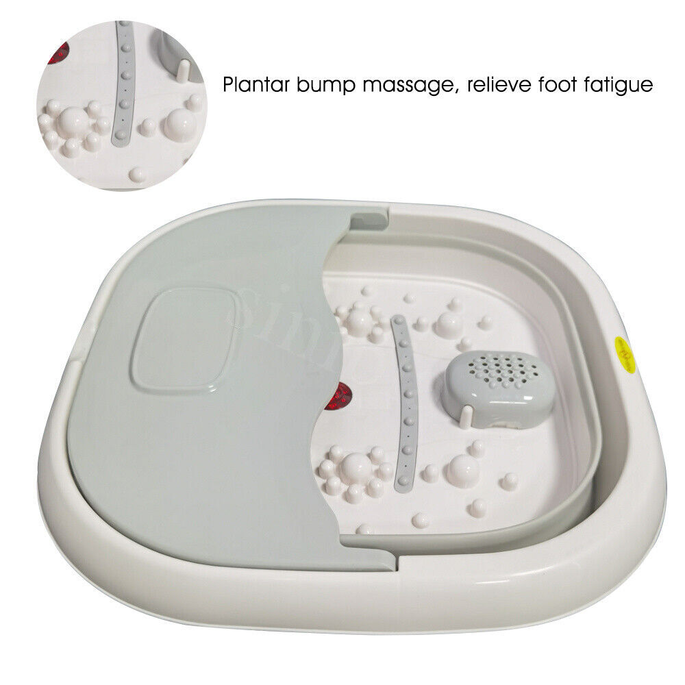 Electric Foot Spa Massager Footbath Pedicure Heat Soak Home Bath Tub Massage