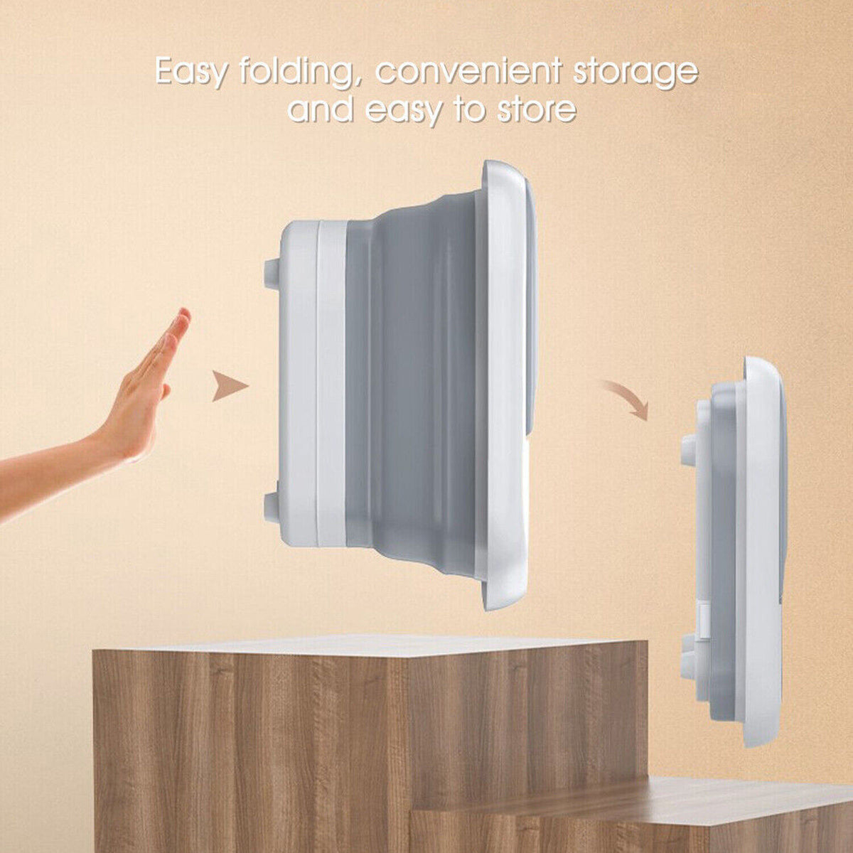 Electric Foot Spa Massager Footbath Pedicure Heat Soak Home Bath Tub Massage