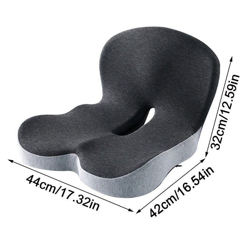 Memory Foam Seat Cushion Lumbar Support Ergonomic Back Support Office Car AAAAA