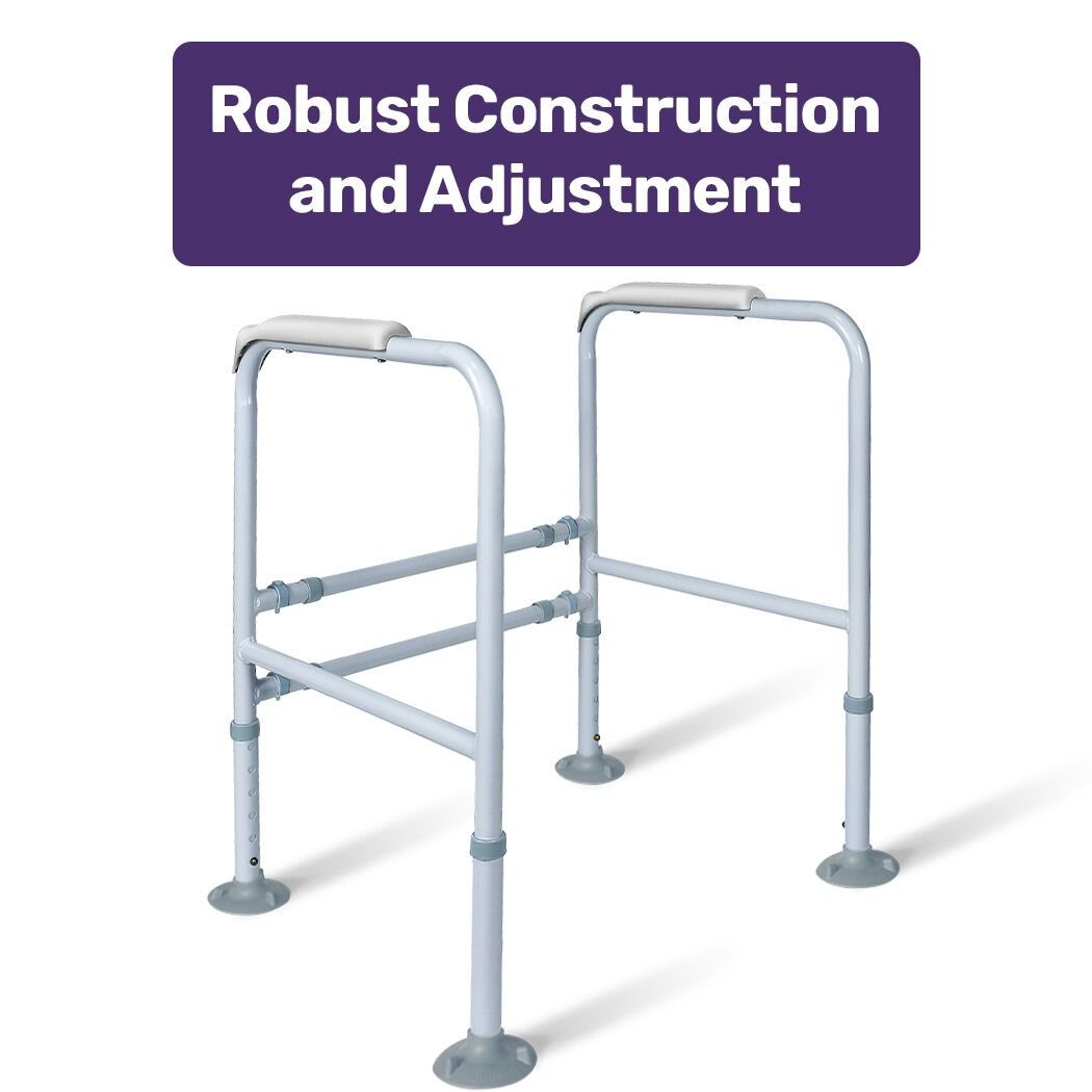 E-HOME Over Toilet Support Frame Safety Grab Aid Rail for Elderly Disabled AU