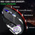 104 Keys Wireless Gaming Keyboard Mouse Set+Mouse Pad, RGB LED Backlit PC/Laptop Black-Rainbow