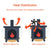 Wood Heater Fan Eco Heat Powered Self-Powered Silent for Fireplace Stove Burner