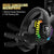 Gaming Keyboard & Mouse & Headset & Mousepad Set RGB Backlit Wired for PC Laptop