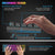 67 Keys Layout Design Mechanical Gaming Keyboard PC PS4 RGB Backlight Wired USB Black