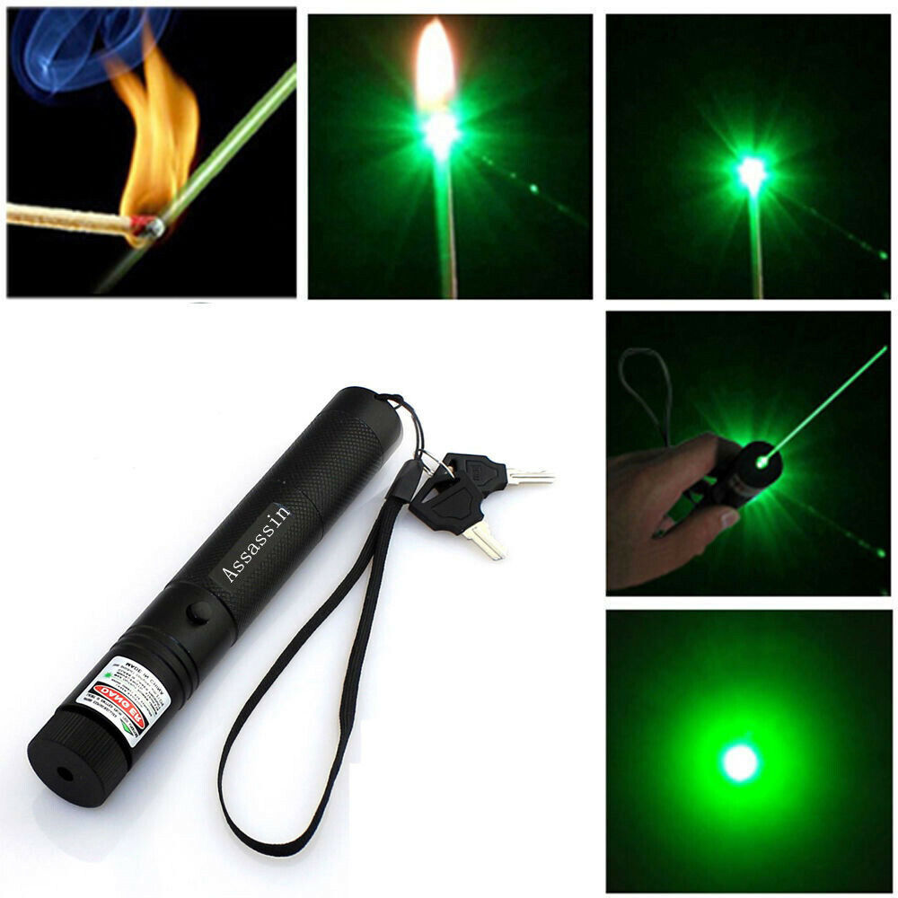 990Miles Rechargeable Green Laser Pointer Pen Light Astronomy Visible Beam Lazer