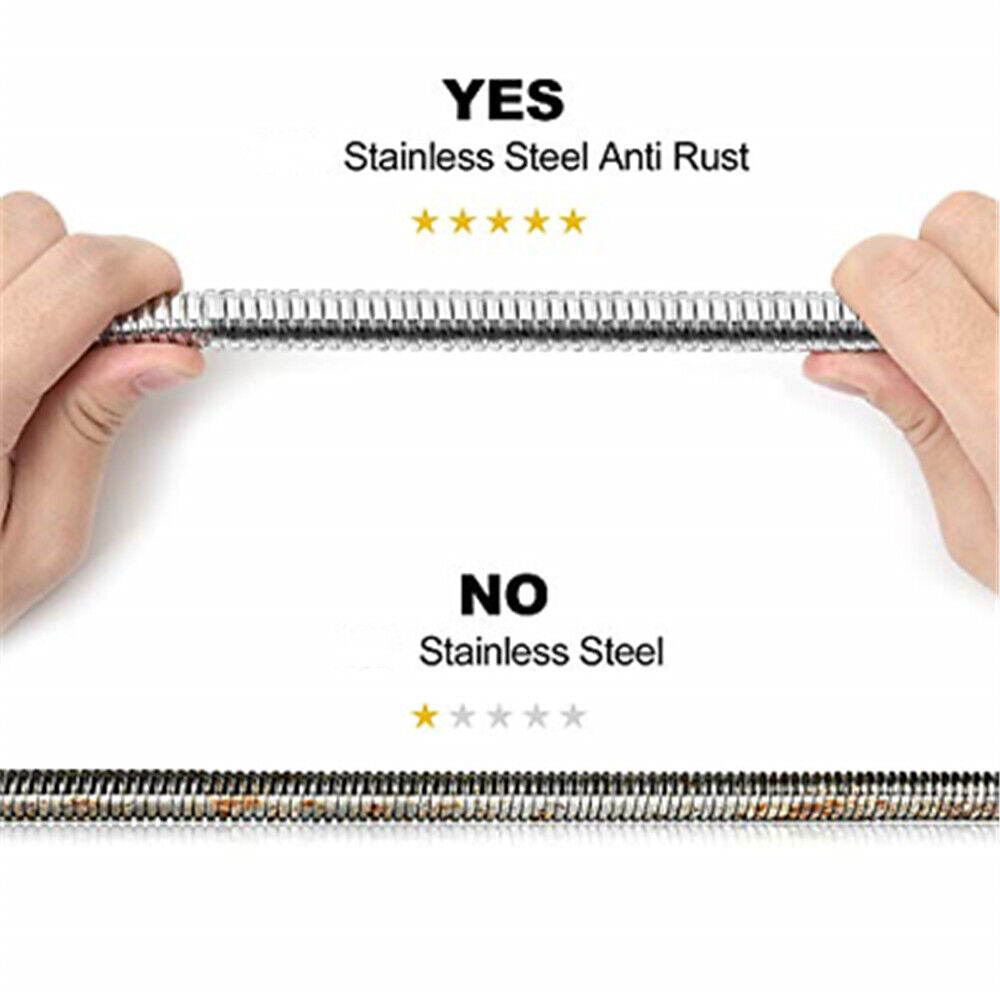 3m Shower Head Hose Stainless Steel Bathroom Flexible Tube Replacement Pipe AU