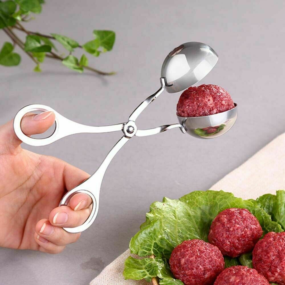 S Meatball Maker Spoon Kitchen Stick Utensil Baller Meat Stainless Steel AU