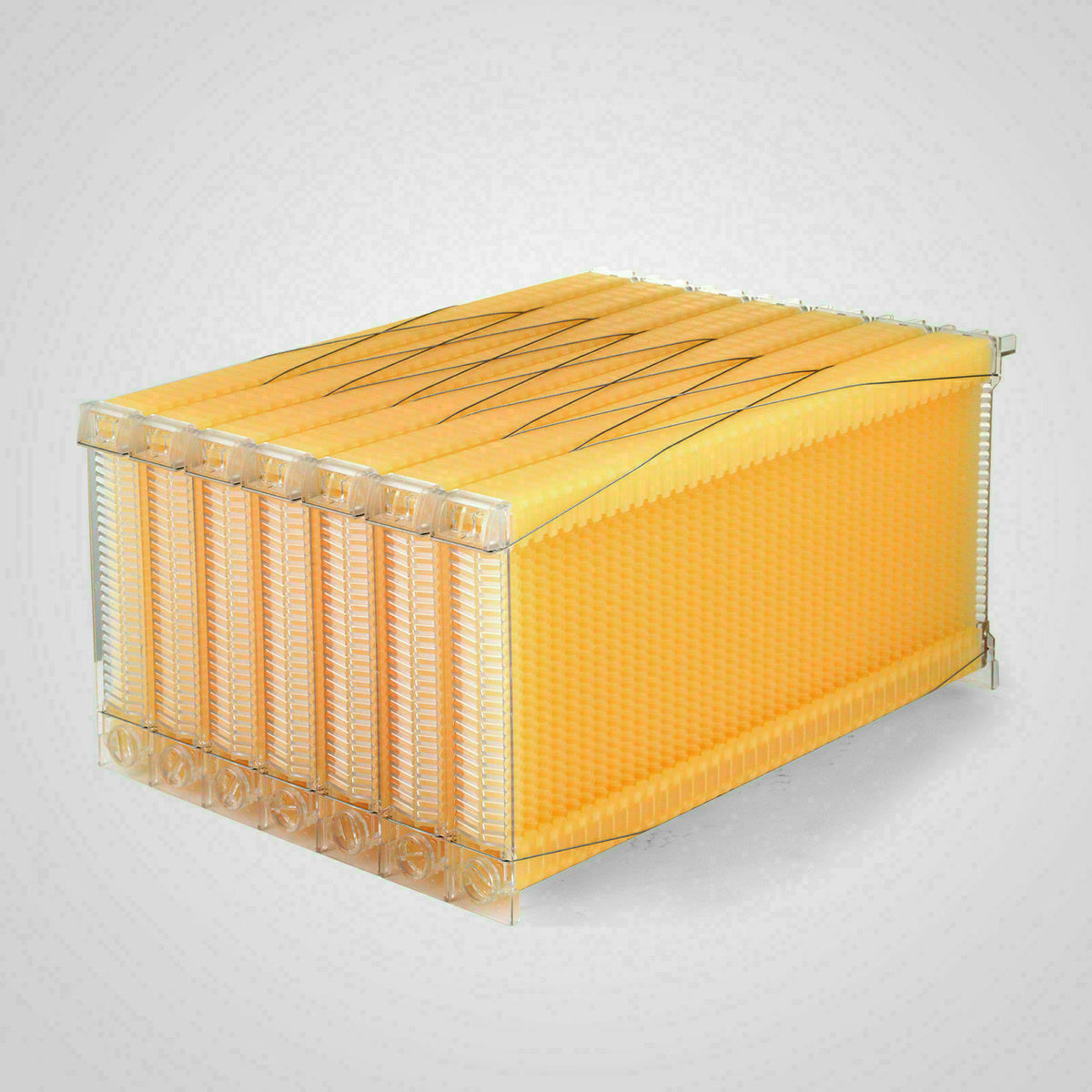 Neweast 7Pcs Flow Bee Comb Hive Frames For Wooden Beekeeping Beehive House