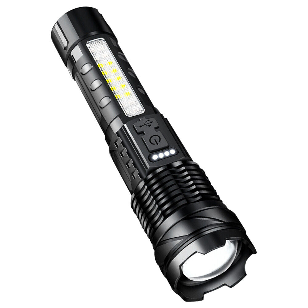 Super Bright 30W 14LED Flashlight White Laser Tactical Torch Lamp for Camping AU