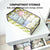 2Pcs 10 Grids Underwear Sock Panties Drawer Storage Bag Organizer Wardrobe Box